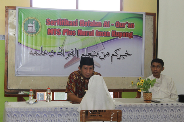Kegiatan Sertifikasi Al Quran di ruang IX A